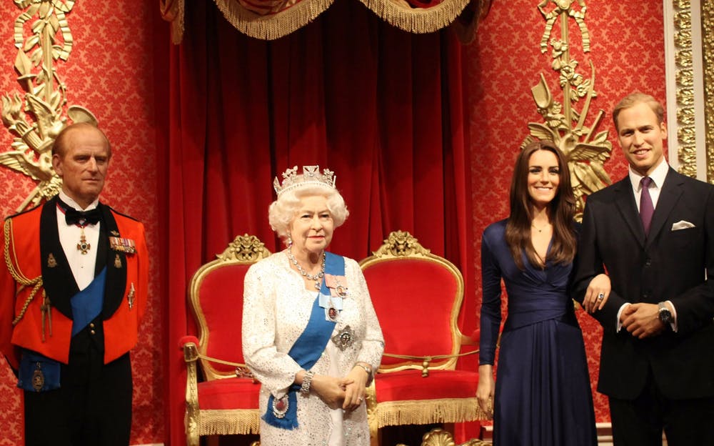 Madame Tussauds and Tower of London Tickets - Wax figures of the Royal Family at Madame Tussauds