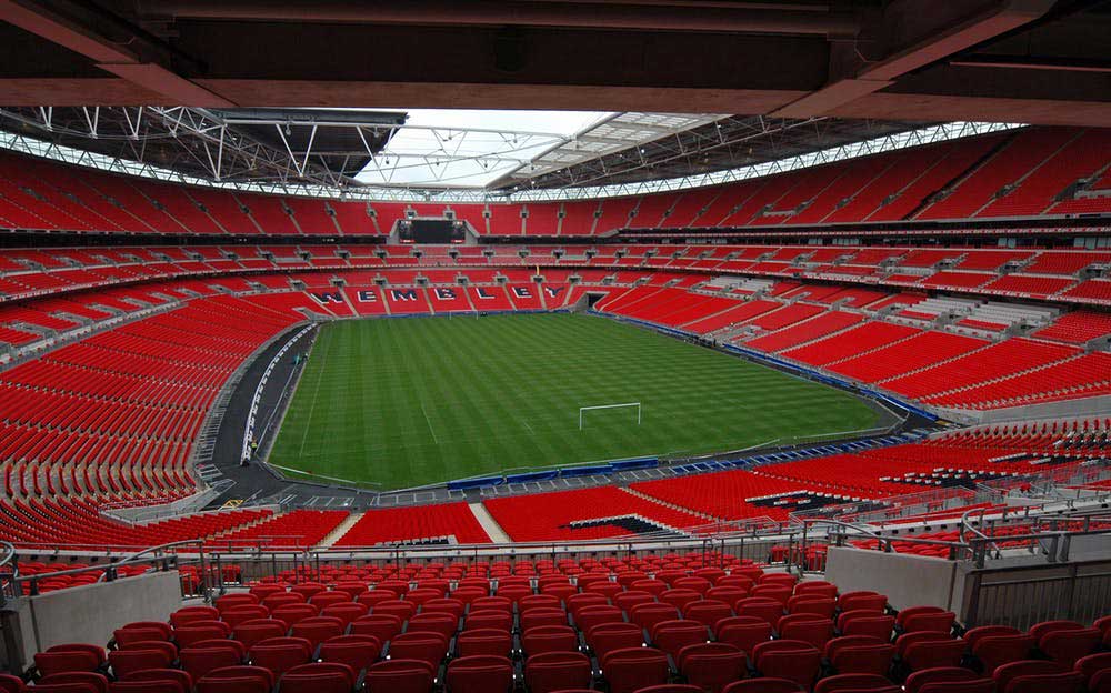 Wembley Stadium Tour - A view of Wembley Stadium
